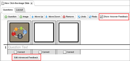 Adding feedback