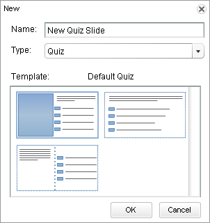 Quiz Slide template