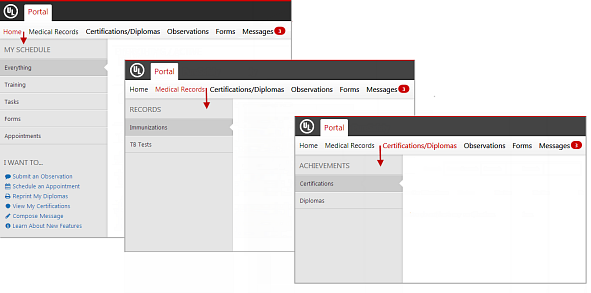 Tab Links and Control Panel options