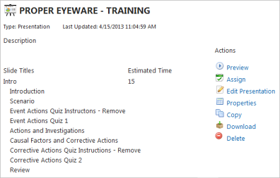 Scenario-based Learning template example