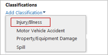 Add classifications