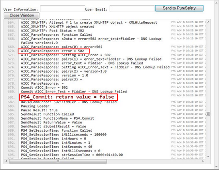 Debug Information window