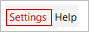 Settings button