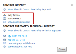 Display on user menu